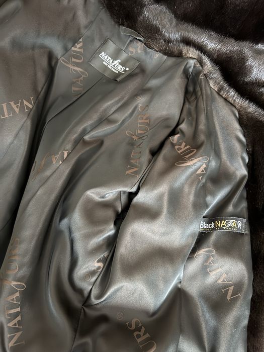 22.12 Київ примірки! Норкова шуба 100 см, 42-46, blacknafa