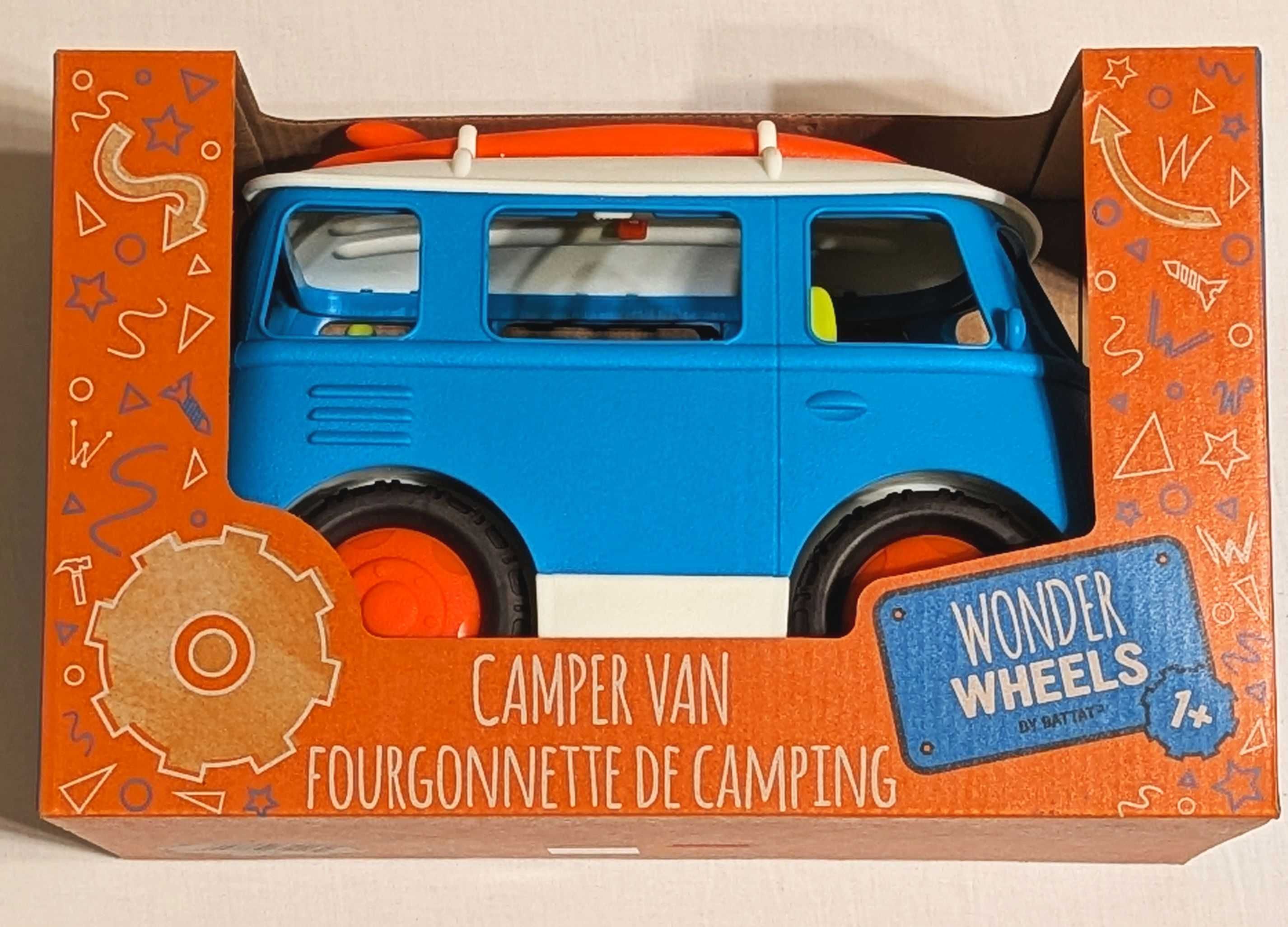 Wonder Wheels by Battat Camper Van Kreatywna Zabawa dla Dzieci B. Toys