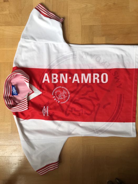 Camisola Ajax vintage 1995-96 XS criança