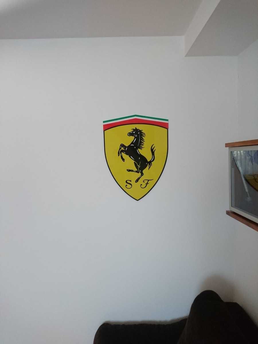 Scuderia Ferrari Formuła 1 logo na ścianę prezent dla męża chłopaka
