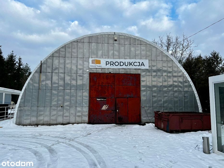 hala magazynowa z dużym placem przy S8