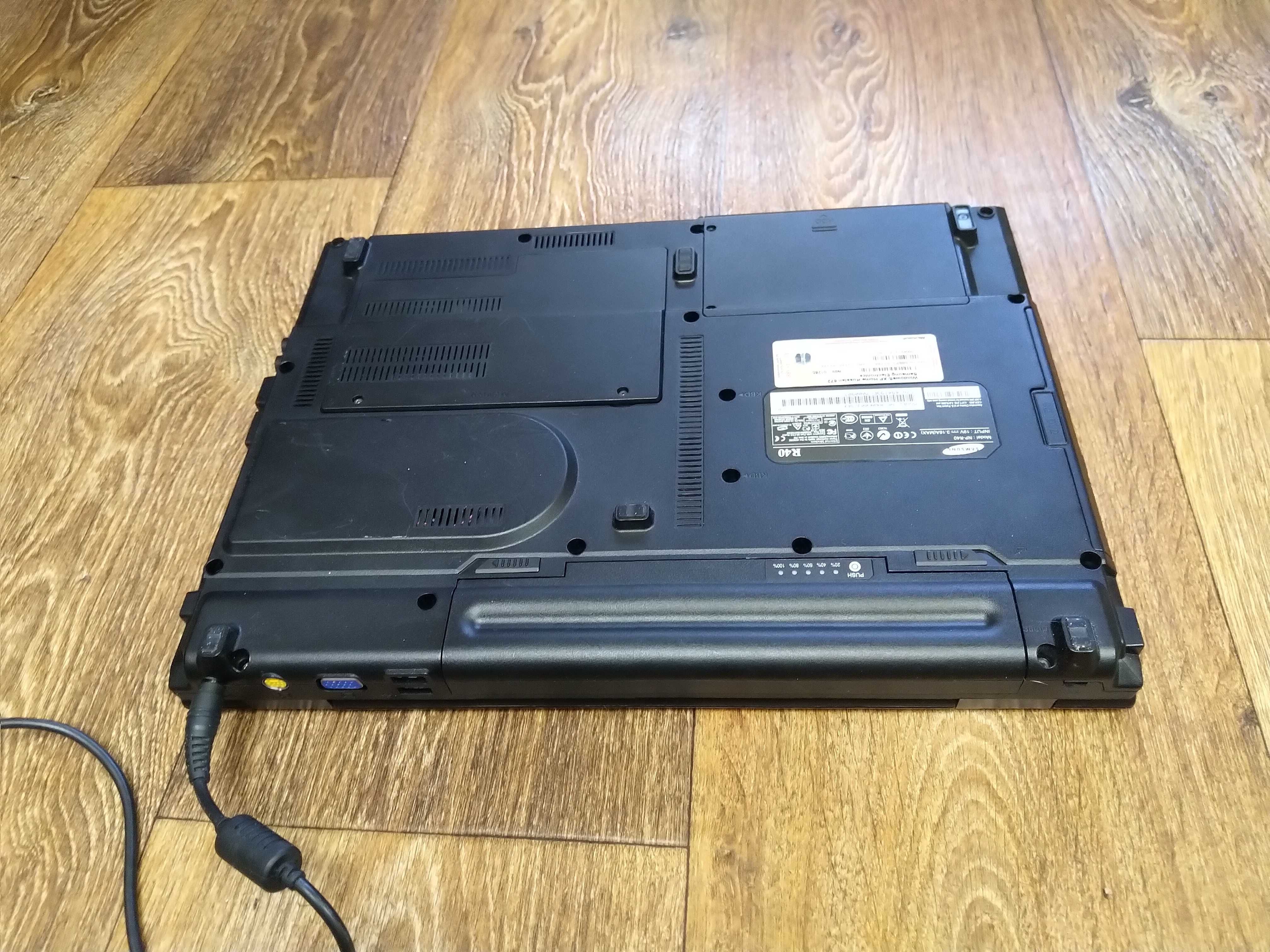 Samsung NP-R40  (Core 2 Duo T5300/DDR2 1.5 Gb/video 256mb/hdd 60gb)