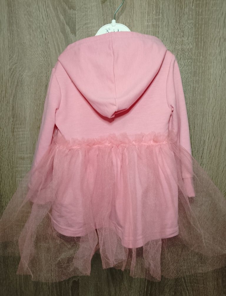 Кофта - плаття для дівчинки 80-86см