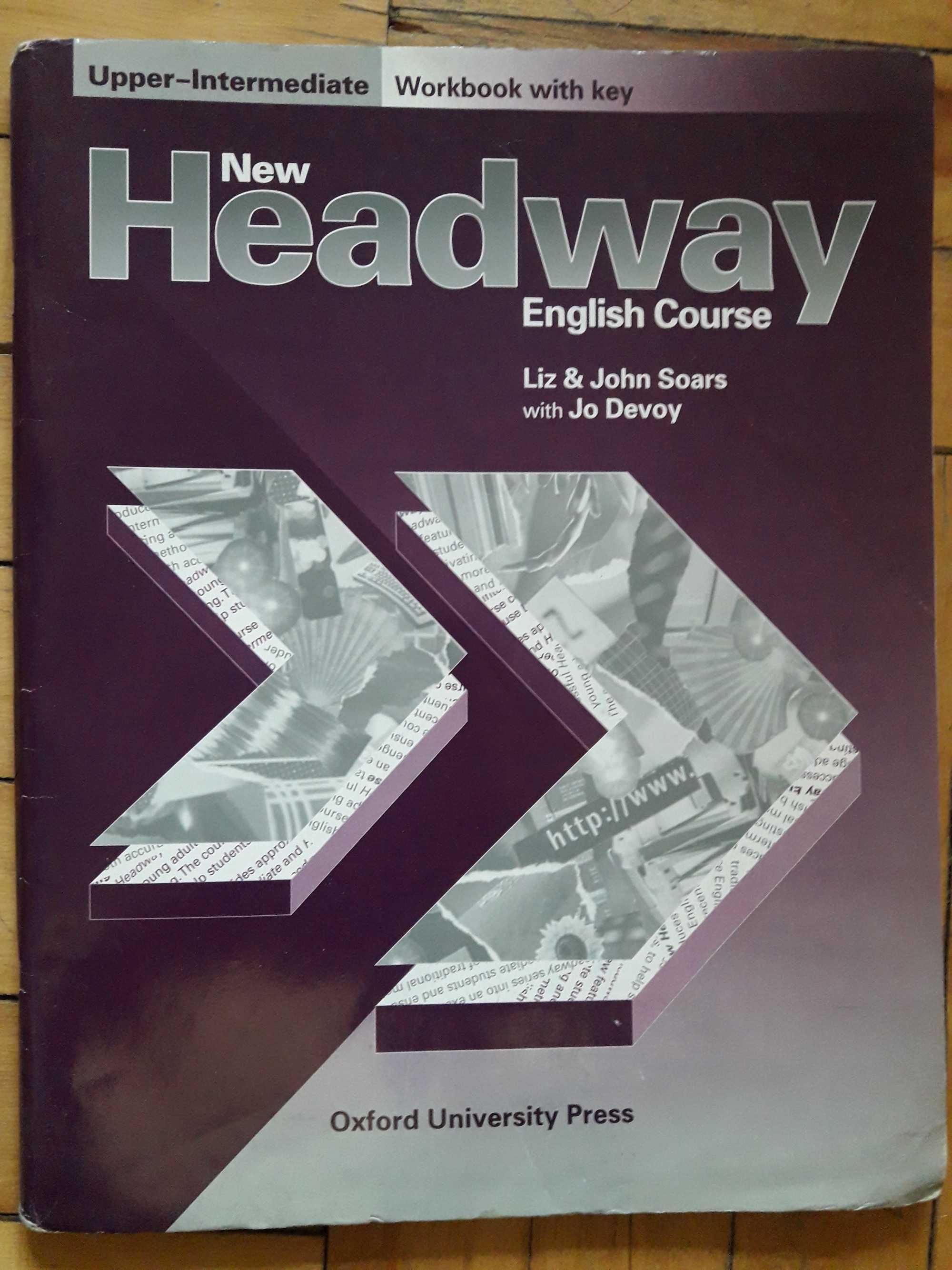 учебник «New Headway APPER INTERMEDIATE Students Book» с тетрадью