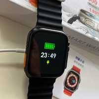 Smart Watch T800 Ultra 
Качественный интерфейс, хороший процессор, ярк