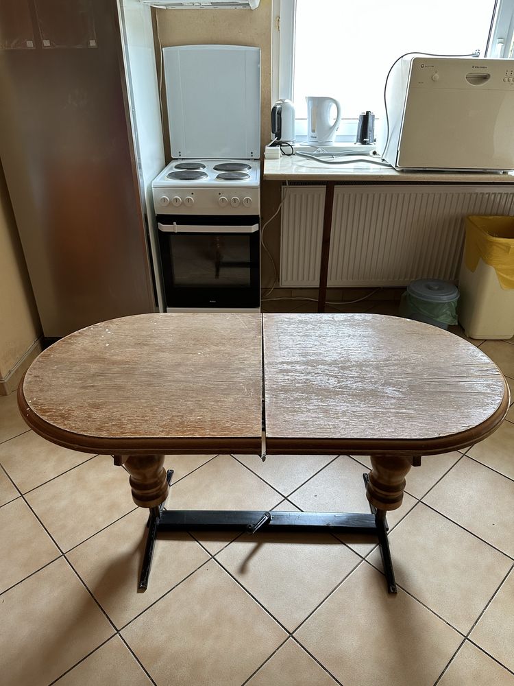 Oddam za darmo stół owalny rozkładany Poznań Dębiec