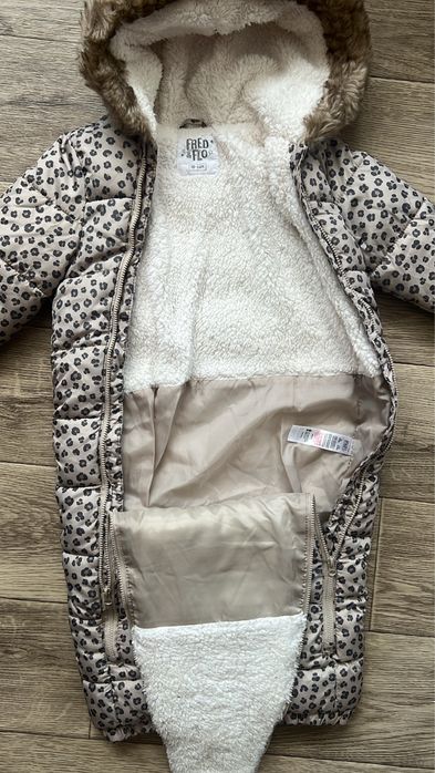 Леопардовий комбінезон 18-24міс 86/92см