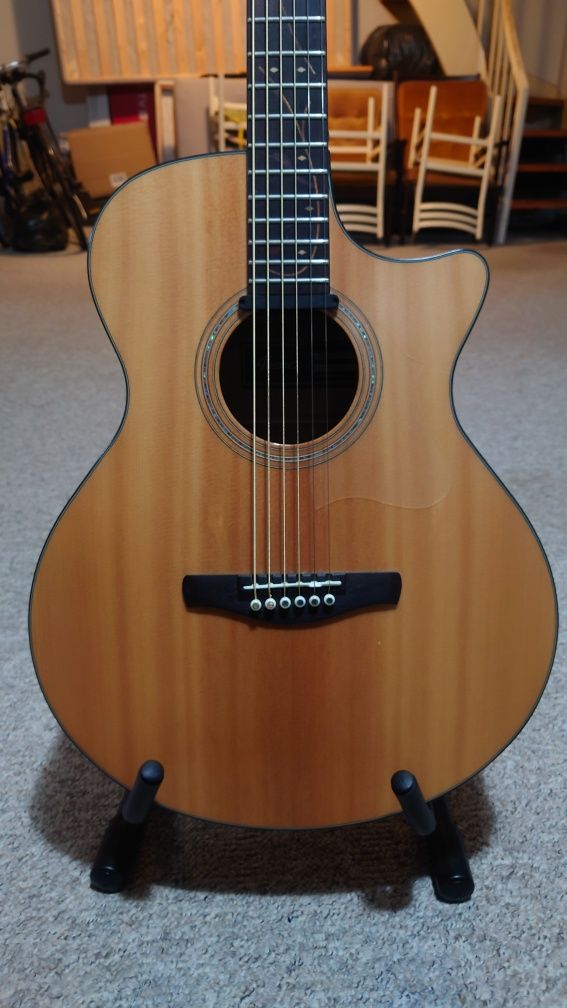 Gitara elektro -akustyczna barytonowa Ibanez AE275BT-LGS Baryton + pok