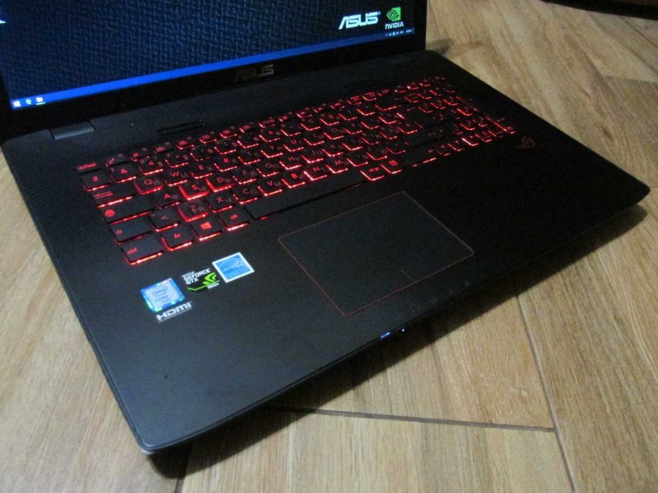 ІГРОВИЙ Ноутбук ТОП Asus Rog/ +i7 8 ядр-3.6Ghz+Geforce GTX 4Gb+16Gb