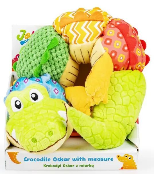 Jolly Baby. Krokodyl Oskar z miarką. Dumel Discovery. Nowy Produkt