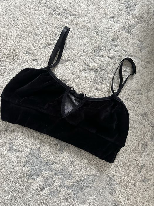 Велюровый топ wild