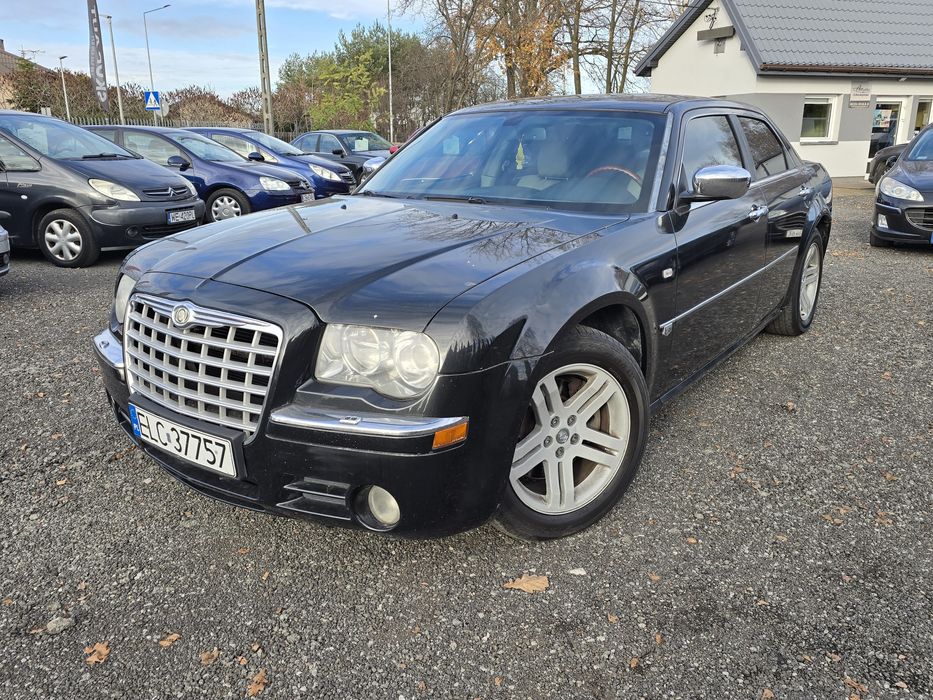Chrysler 300c 3.0 CRD 2006r Skrzynia Automat Czarny Bogato wyposażony