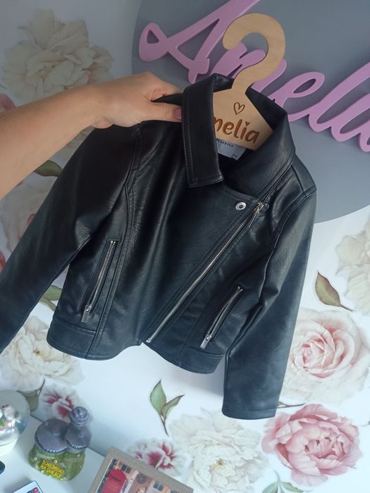 Kurtka ramoneska dla dziewczynki 122 Reserved