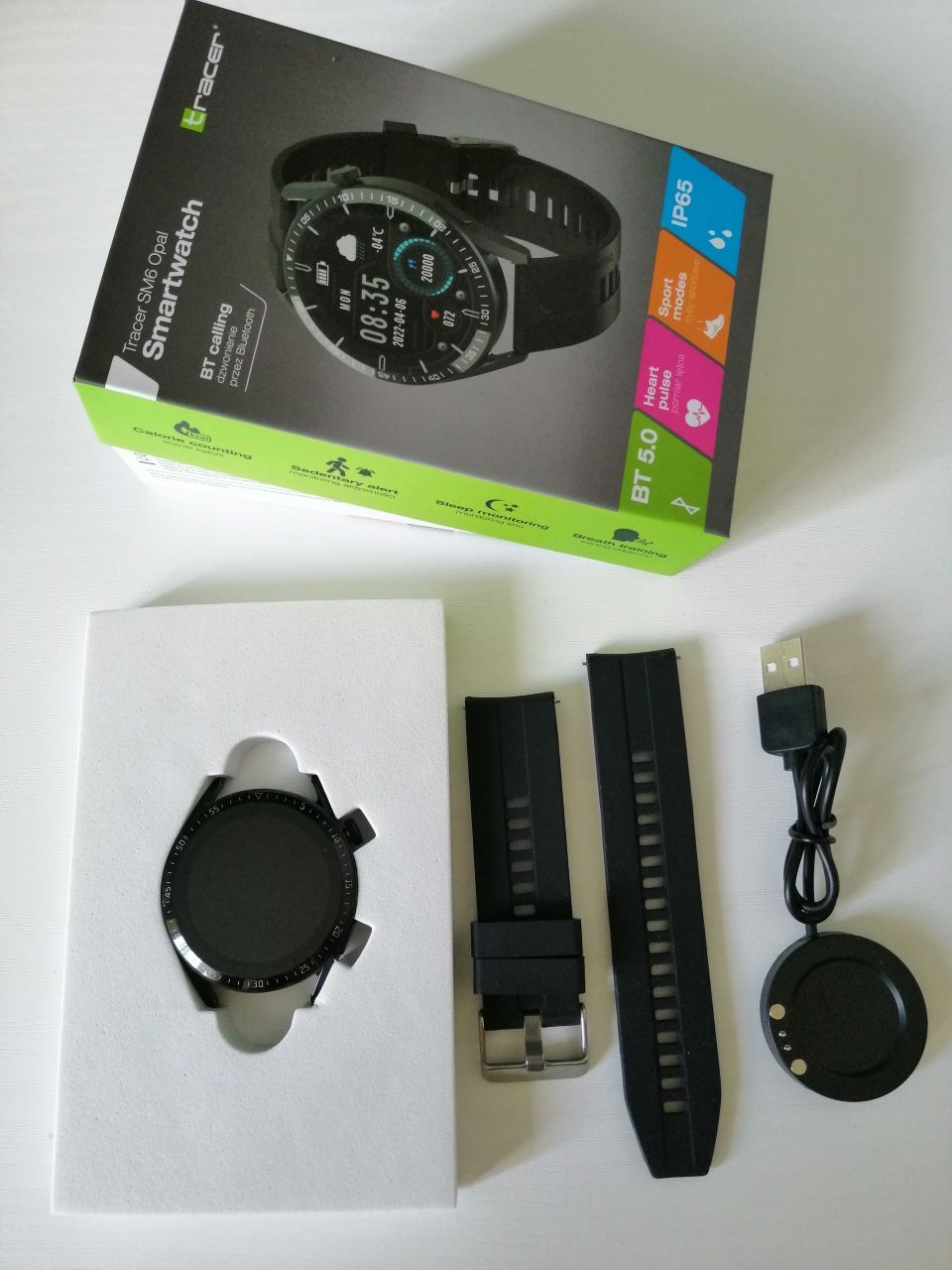 Smartwatch Tracer SM6 Opal - nowy