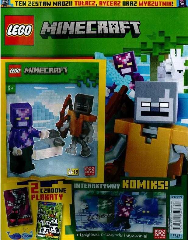 Czasopismo miesięcznik Lego Minecraft 2/2024