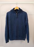 Gant męski sweter half zip ze stójką bawełna 100% jumper r.M