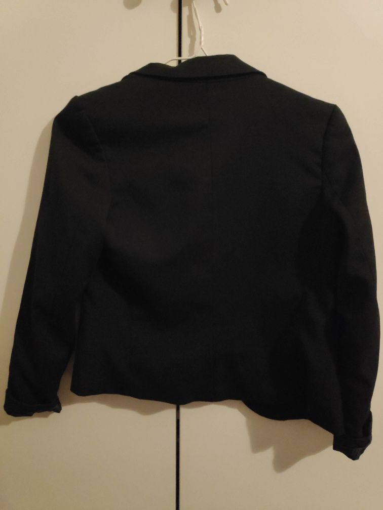 Czarny żakiet marynarka z H&M