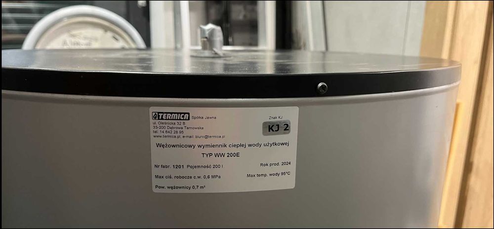 Bojler 200L, Termica