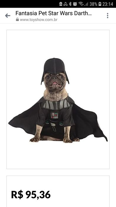 Ubranie karnawałowe Star Wars dla psa XS