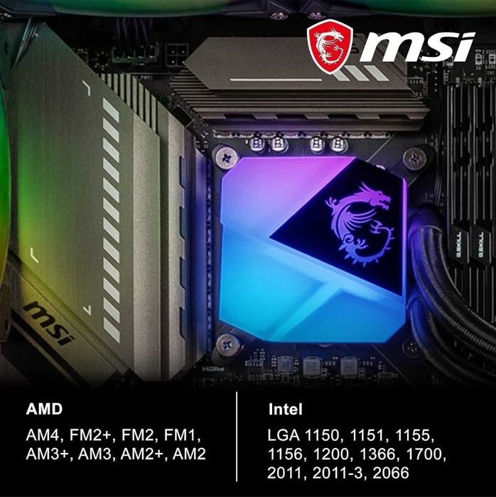 Water Cooler CPU MSI MAG CoreLiquid C280