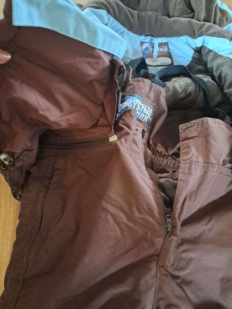 Dwuczęściowy kombinezon zimowy rozm. 116