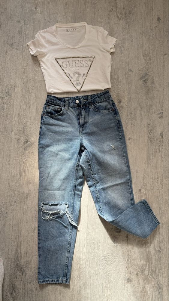 Джинсы zara , трендовые джинсы