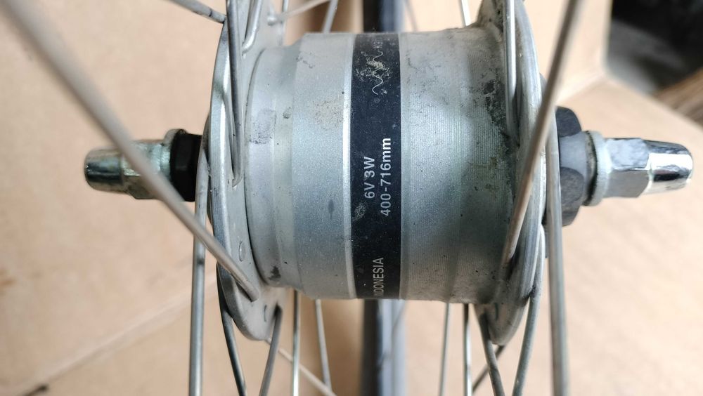 Koło 28" przedni Dynamo prądnica do rowerów