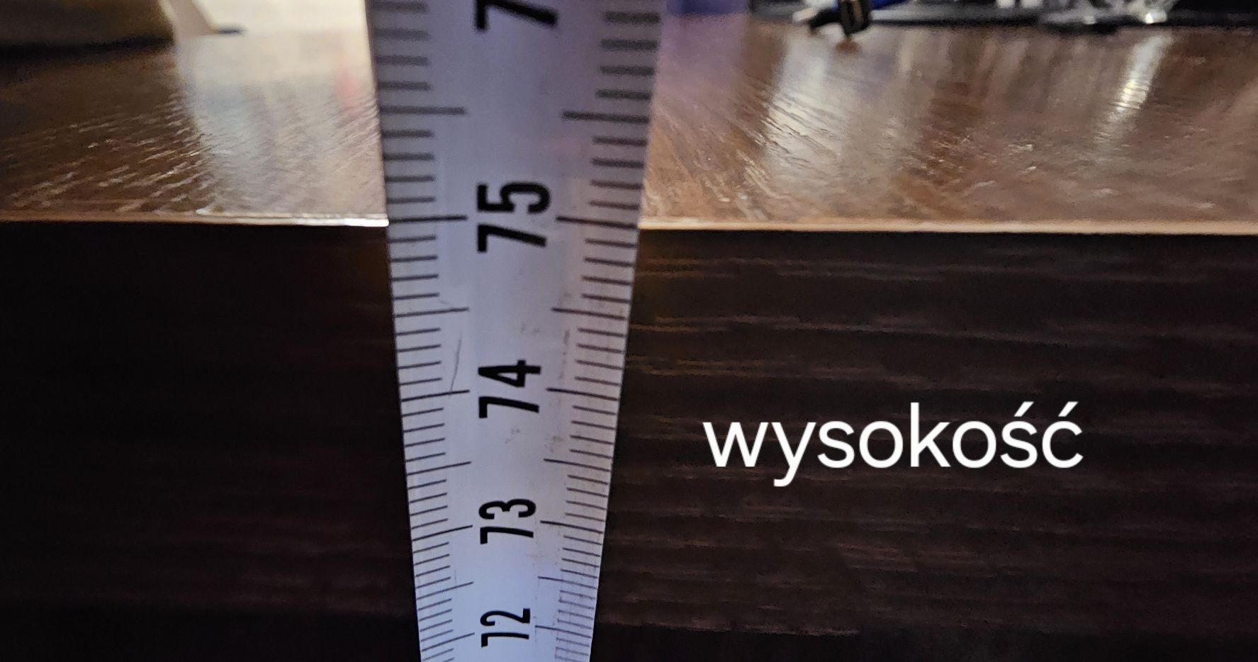 Biurko bodzio Grześ wanilia/orzech na komputer i klawiaturę 120