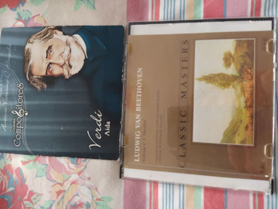 Conj. 2 CDs música clássica Verdi e Beethoven