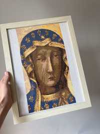 Wyszywany obraz Maryi