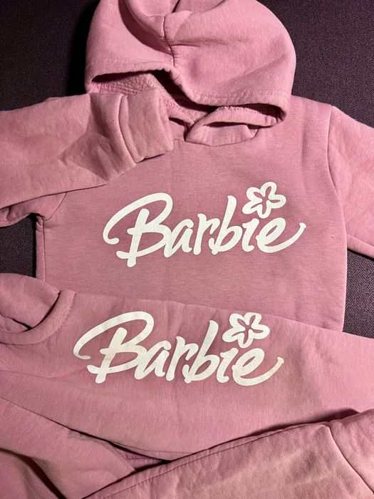 Теплий костюм на флісі на дівчинку Барбі  Barbie