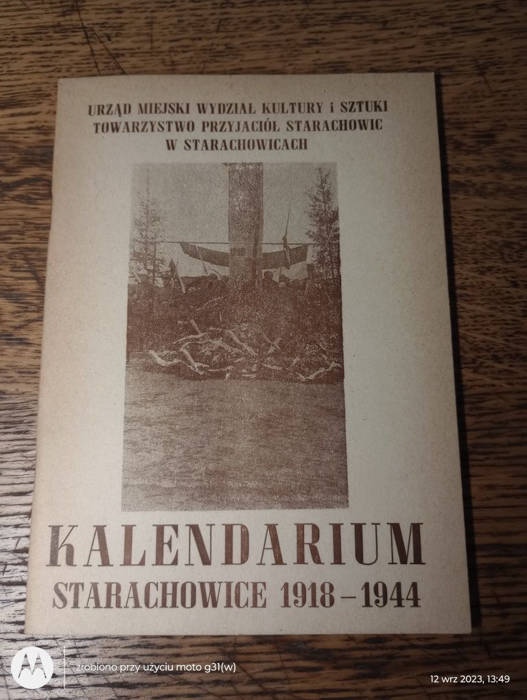 Kalendarium Starachowice 1918 - 1988. Cz.I do 1944. 1988rw.