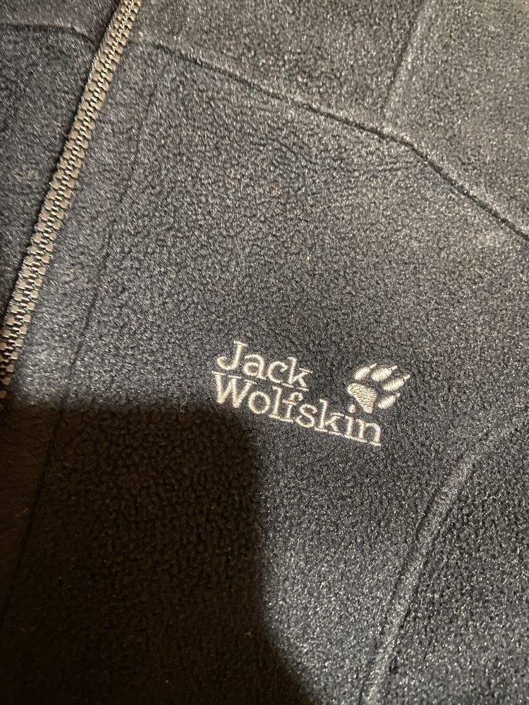 Флисовая зип худи Jack Wolfskin