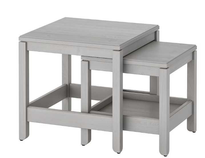 Ikea Havstan Stolik kawowy zestaw 2 stolików 50 x 50 nowy