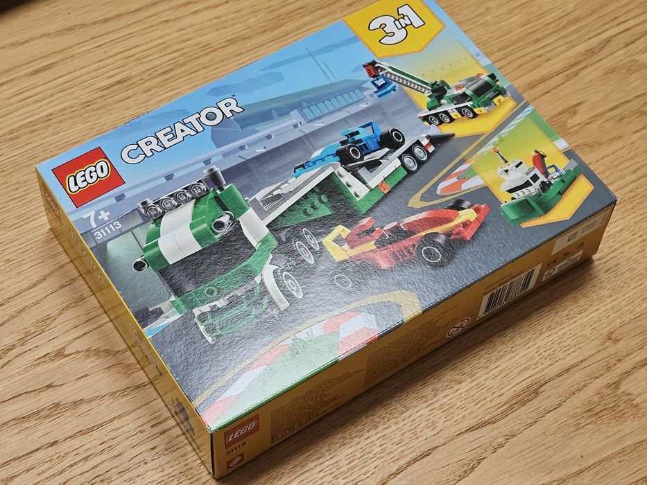 Lego 31113 - Creator 3w1 - Laweta z wyścigówkami