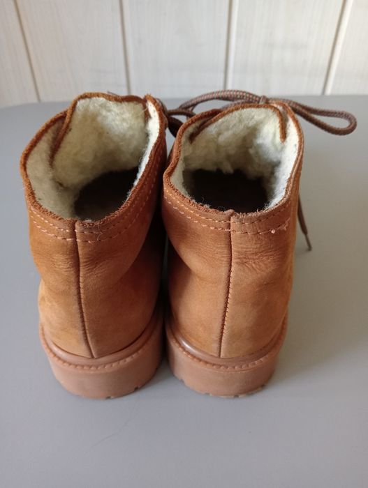 Cieple buty skórzane Advance 39 rozmiar