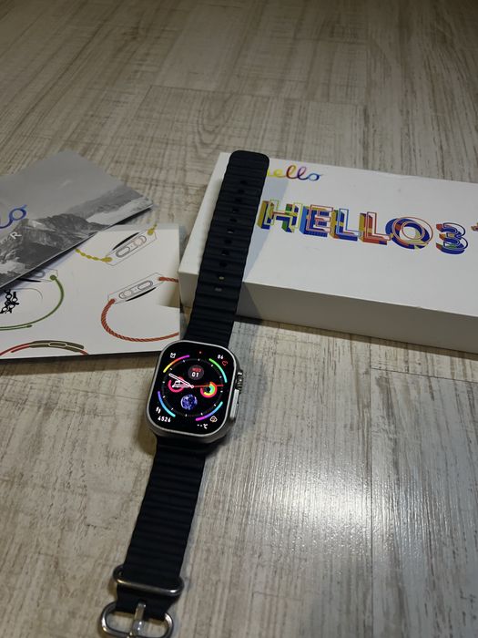 Nowoczesny zegarek sportowy – design Apple Watch Ultra