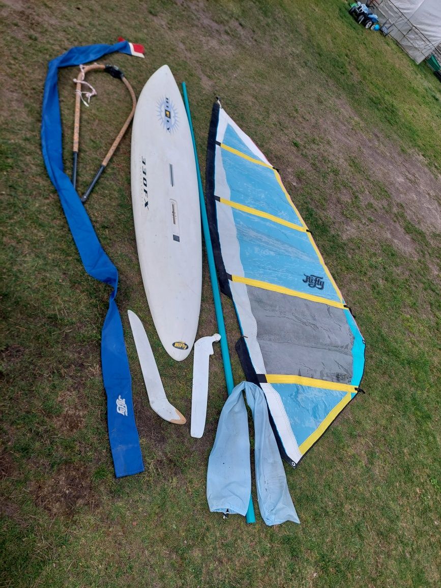 Windsurfing, deska, zagiel, maszt, zestaw.