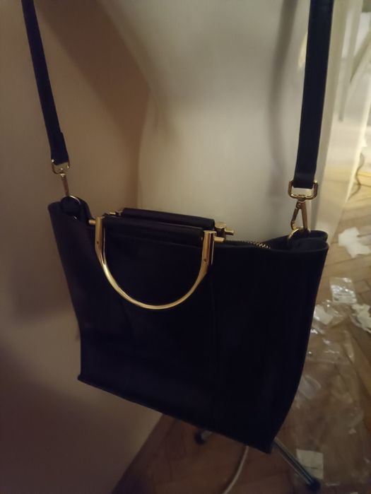 Torebka skórzana prawdziwa miękka skóra .