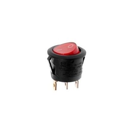 Wyłącznik Okrągły W11.6 20A 12V Czerwony