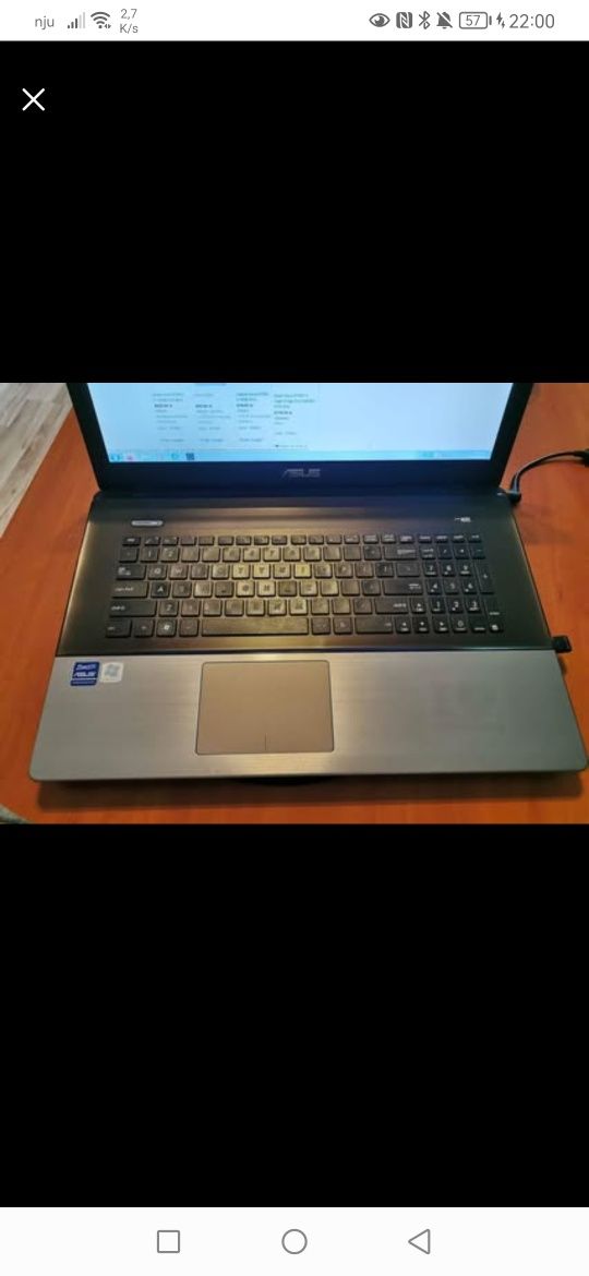 Laptop Asus i5 16ram 17.3