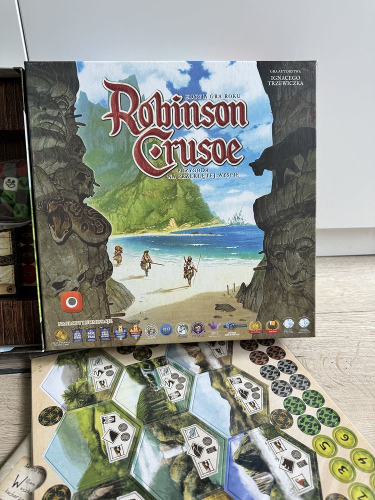 Gra planszowa Robinson Crusoe Przygoda na przeklętej wyspie Portal