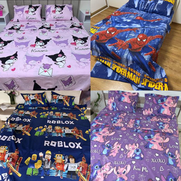 Дитяча постільна білизна, роблокс, стіч, куромі, аніме