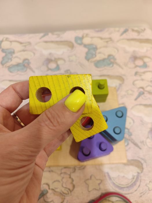 Портер из дерева, развивающая игра для детей до 3 лет