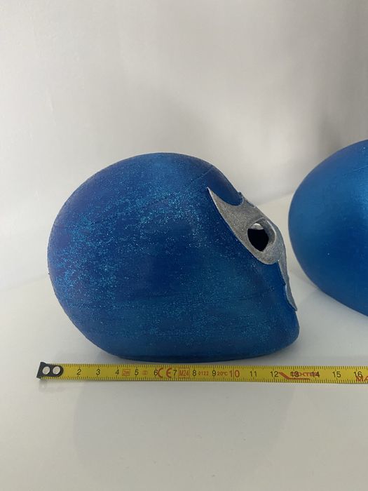 Blue Demon Maska Luchador Wrestler Mexico druk 3D