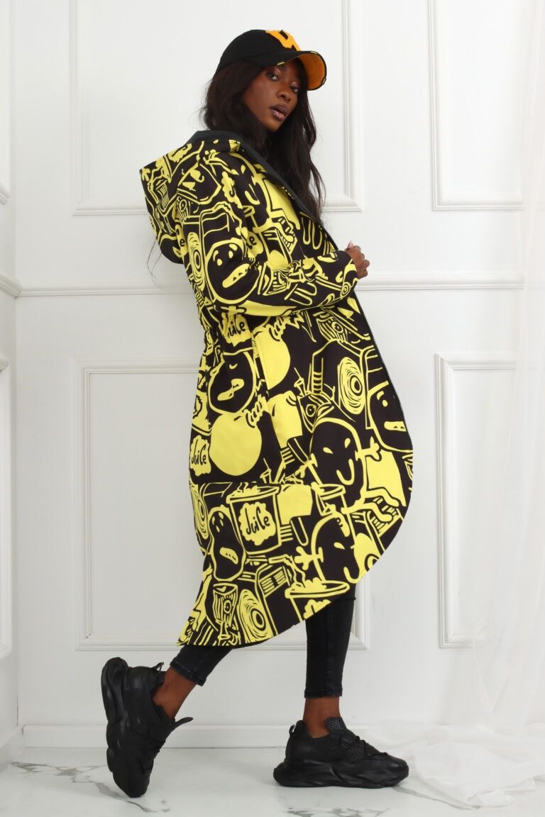 Parka damska waterproof print kolekcja Premium limitowana edycja