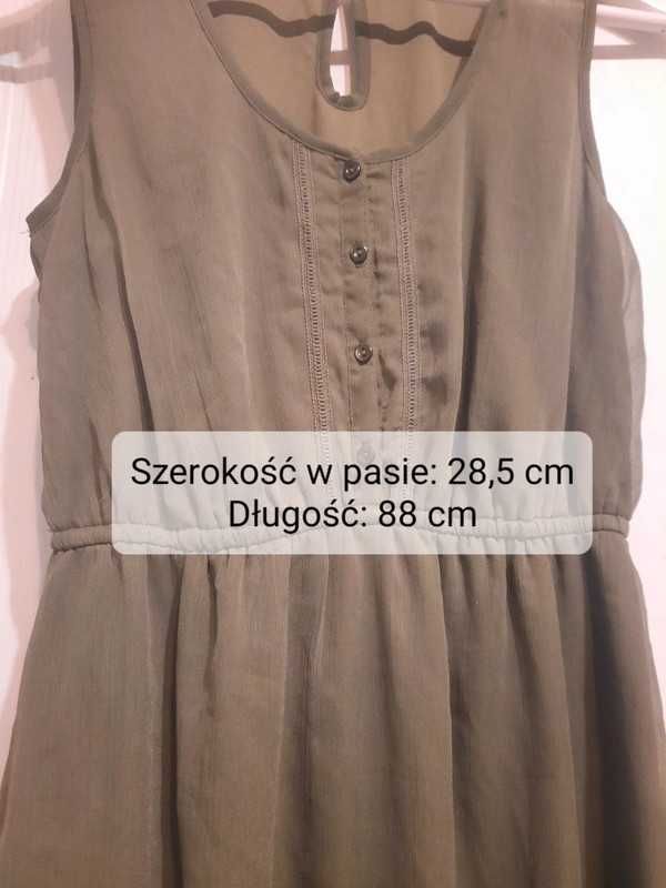 Nieużywana sukienka khaki C&A 36 S nowa