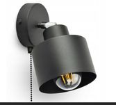 Klosz do lampy loft retro czarny matowy metalowy