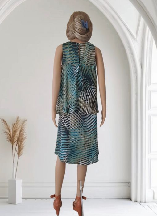 Na Andrzejki, Święta - jedwabna piękna sukienka od projektantki - od M