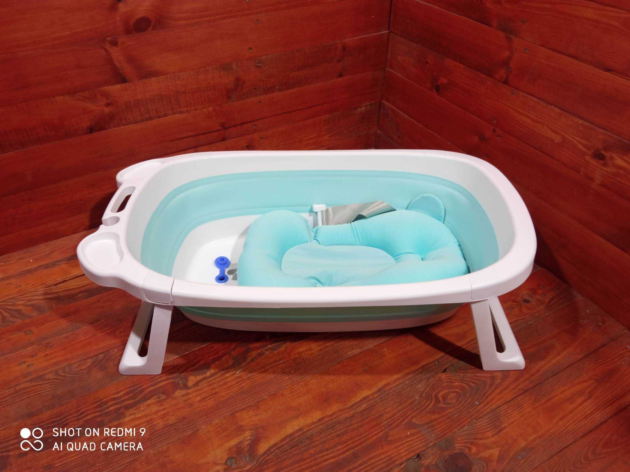 Składana wanienka dla niemowlaka do kąpieli 81 x 48 x 26 cm